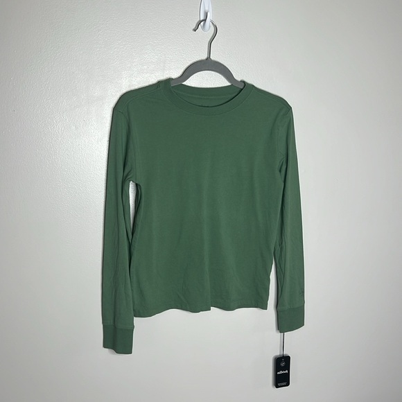 allbirds Cotton Long Sleeve Tee Hazy Cargo - NWT retail$98 - Picture 5 of 12
